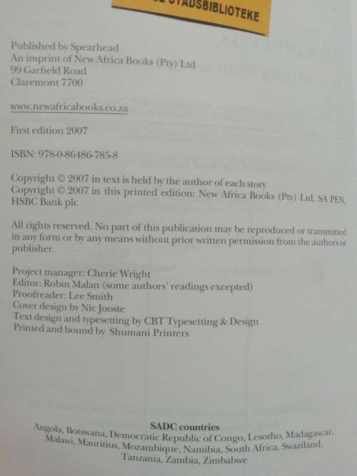 African Pens: Winning stories selected by JM Coetzee