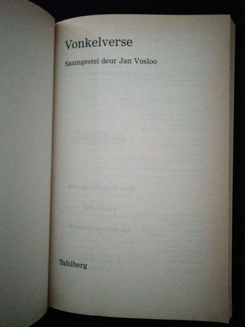 VONKELVERSE / JAN VOSLOO