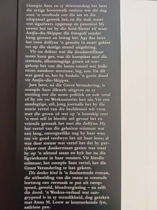 Die Donker Kind / Anna M Louw