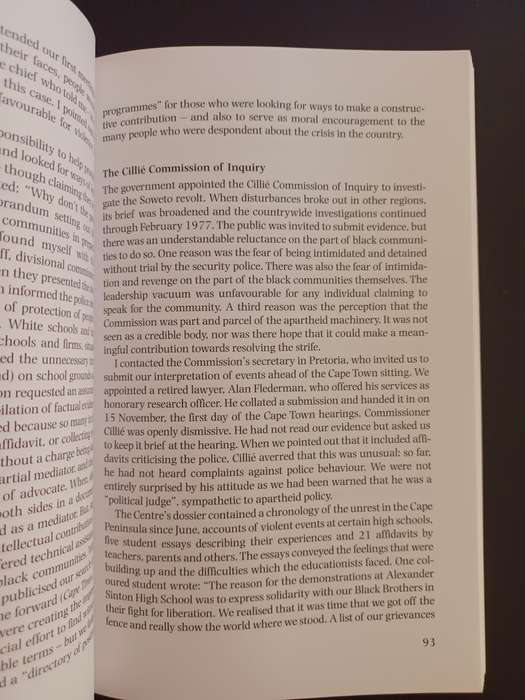 Peacemaking in South Africa: A Life in Conflict Resolution / H. W. van der Merwe
