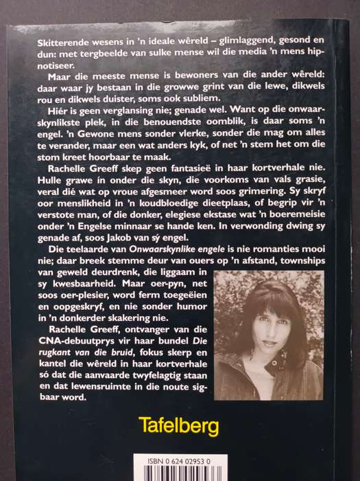 Onwaarskynlike engele / Rachelle Greeff