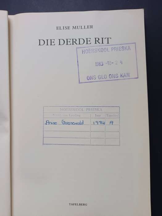Die Derde Rit / Elise Muller