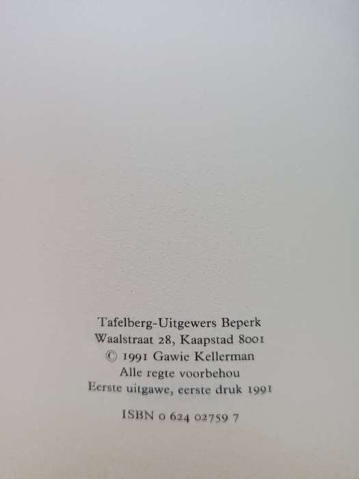 Swart Sendelinge / Gawie Kellerman
