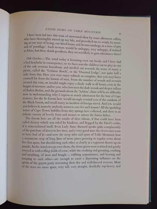 Life at the CAPE A HUNDRED YEARS AGO By a Lady