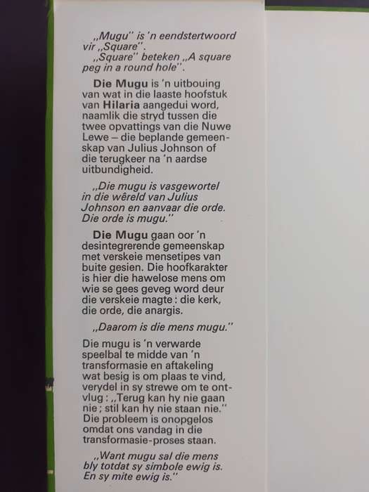 DIE MUGU / Etienne Le Roux