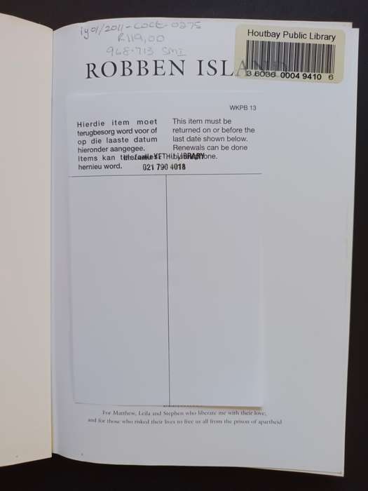 ROBBEN ISLAND / Charlene Smith