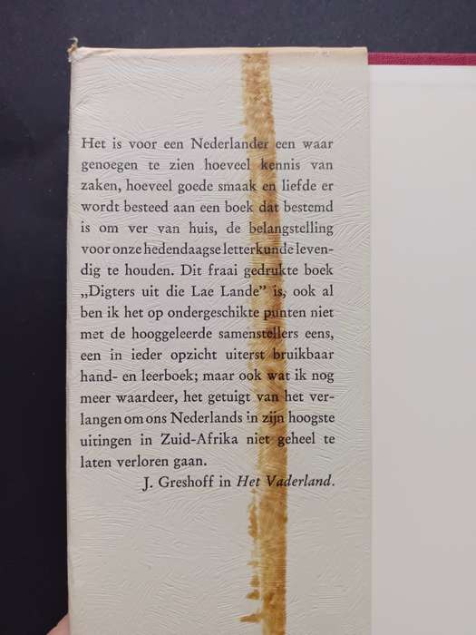 DIGTERS UIT DIE LAE LANDE / A.P. GROVE EN TJ. BUNING