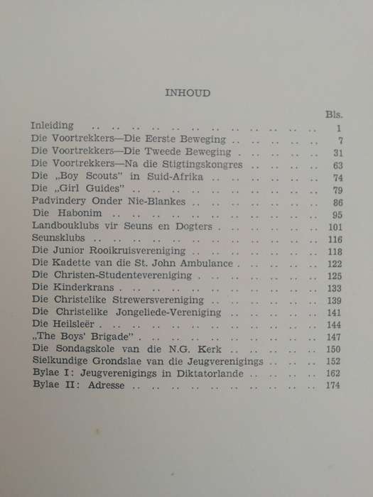 DIE VOORTREKKERS EN ANDER SUID-AFRIKAANSE JEUGVERENIGINGS / J. de V. Heese