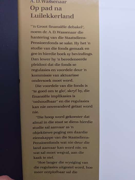 Op Pad Na Luilekkerland / A. D. Wassenaar