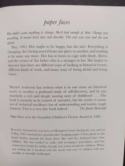 PAPER FACES / Rachel Anderson