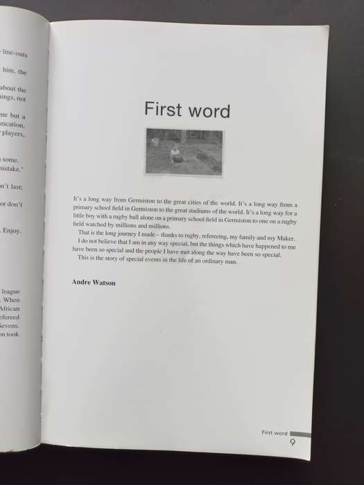 Andre Watson the autobiography - with Paul Dobson