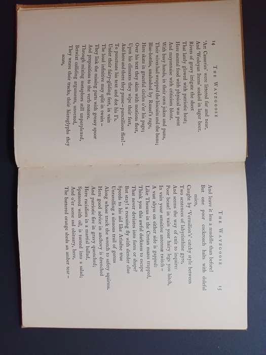 The Wayzgoose: A South African Satire by Roy Cambell (1928)