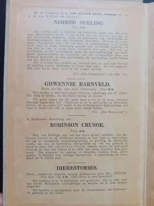 Eerste Skrywers / G.R. von Wielligh