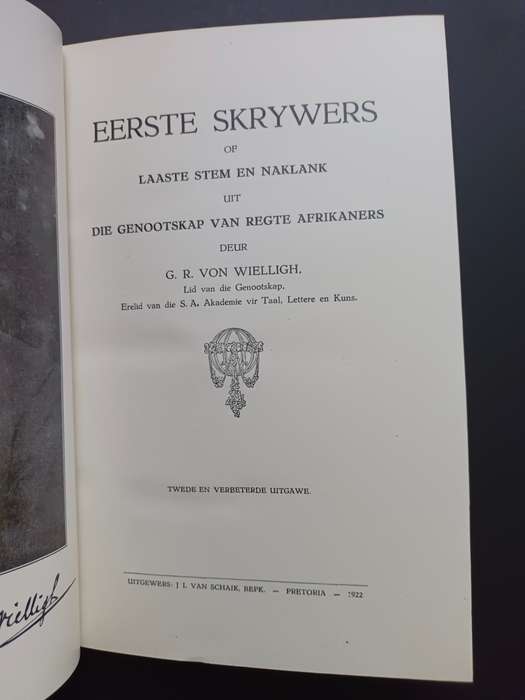 Eerste Skrywers / G.R. von Wielligh