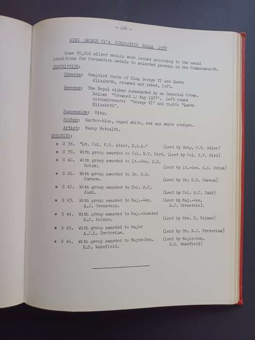 AFRICANA MUSEUM: MILITARY MEDALS OF SOUTH AFRICAN INTEREST