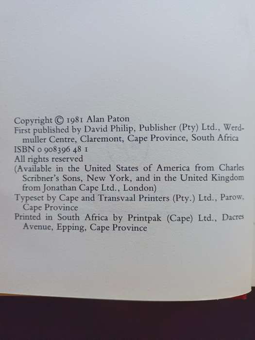 Ah, But Your Land Is Beautiful / Alan Paton