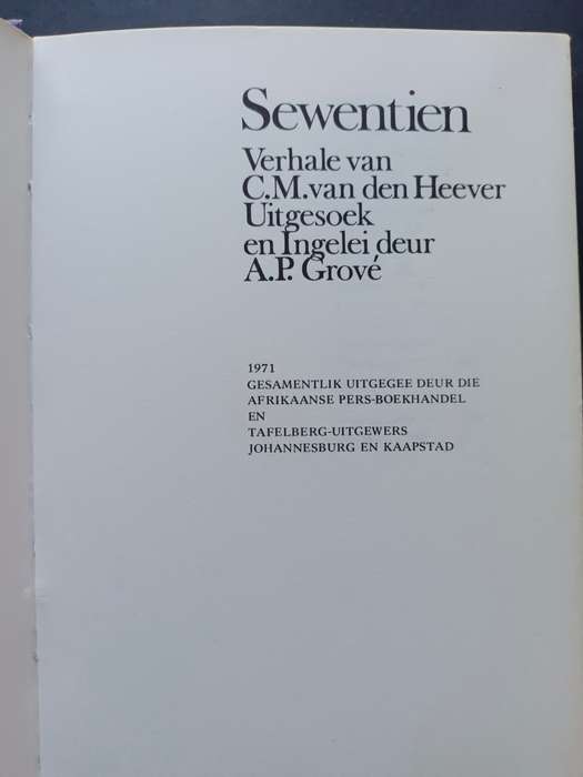 SEWENTIEN / A. P. GROVE