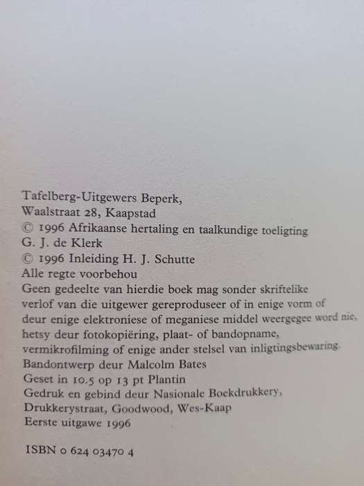 Brandaan: Ontstaan, aard en ontwikkeling van `n Ierse verhaal / G. J. de Klerk