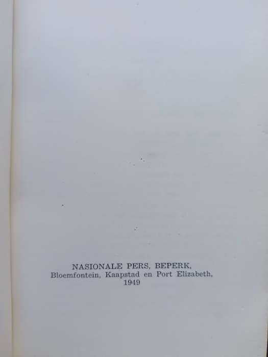 Die Balling oor die See / Herman Scholtemeijer (Uit die Dagboek van `n Krygsgevangene) 1949