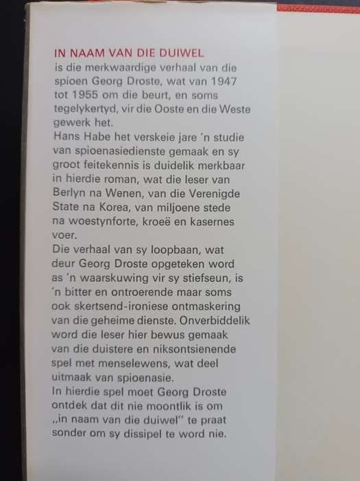 In Naam van die Duiwel / Hans Habe