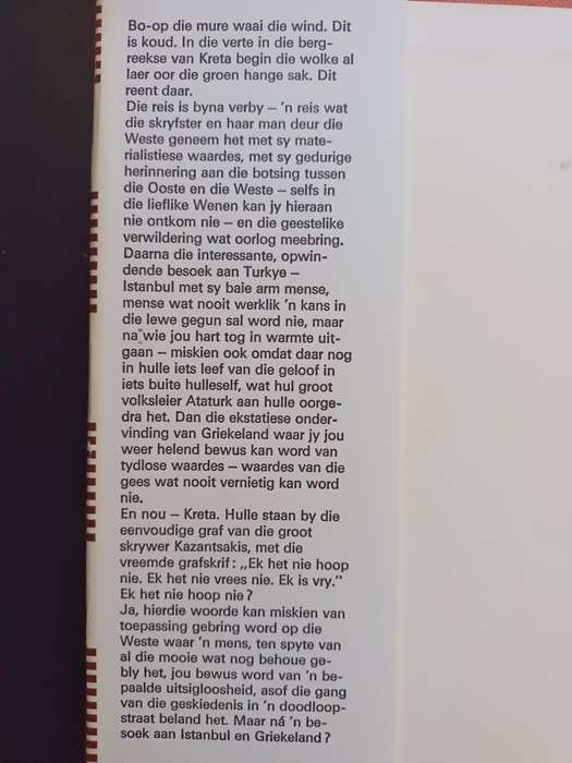 Swerwer in die Herfsland / Elsa Joubert