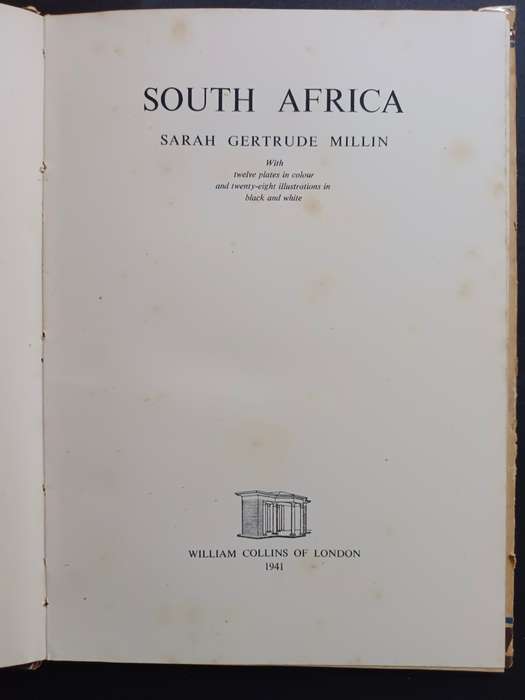 SOUTH AFRICA / Sarah Getrude Millin
