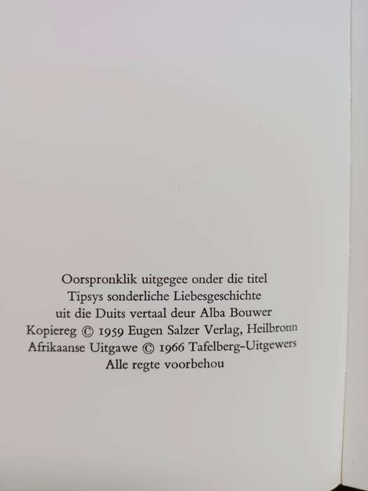 TIPPIE SE LIEFDE / Else Hueck-Dehio