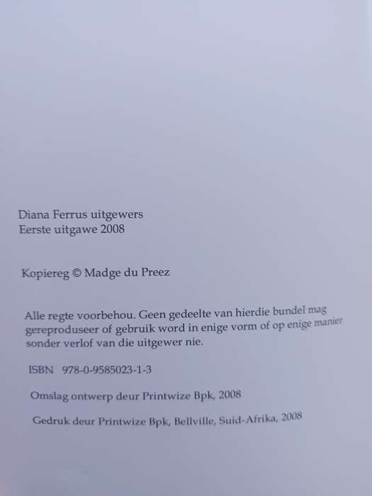 Gemeng : Madge Du Preez