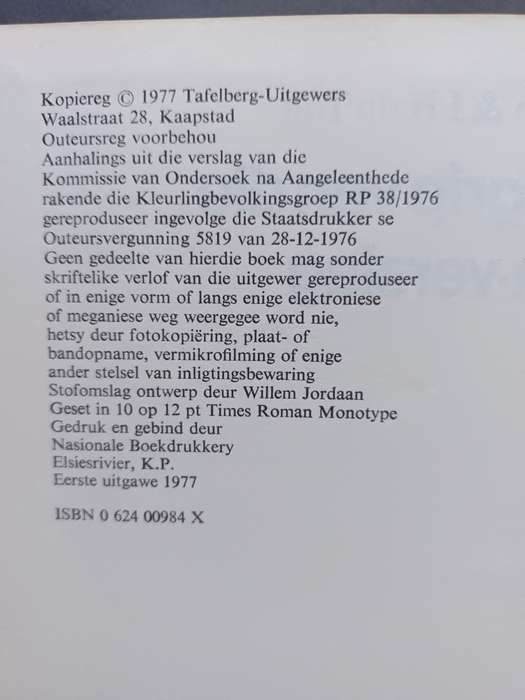 Kortbegrip van die Theron-verslag / Erika Theron & J. B. du Toit