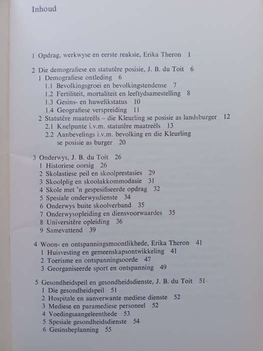 Kortbegrip van die Theron-verslag / Erika Theron & J. B. du Toit