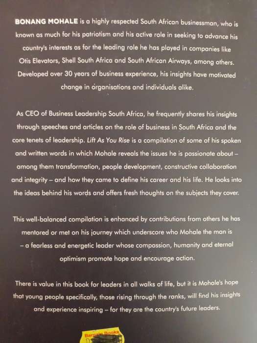 LIFT AS YOU RISE / BONANG MOHALE