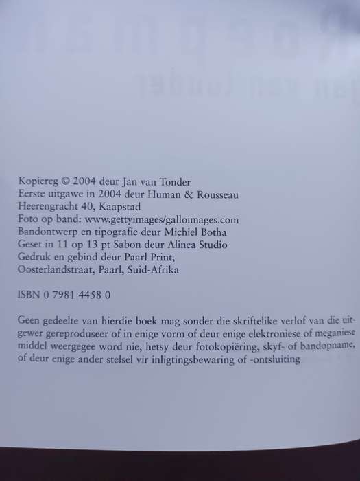 Roepman / Jan van Tonder
