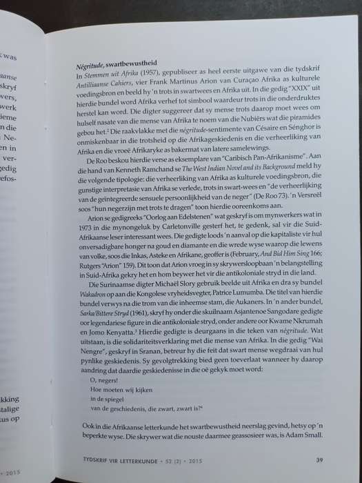 Tydskrif vir Letterkunde - 52 (2) 2015  Vierde reeks