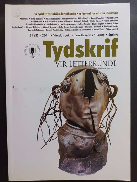 Tydskrif vir Letterkunde - 51 (2) 2014  Vierde reeks