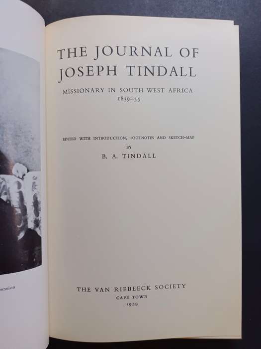 The Journal Of Joseph Tindall Missionary In South West Africa 1839-55 / Tindall, B. A. (V.R.S 40)
