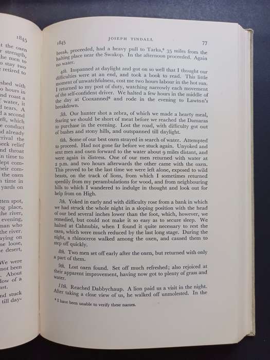 The Journal Of Joseph Tindall Missionary In South West Africa 1839-55 / Tindall, B. A. (V.R.S 40)