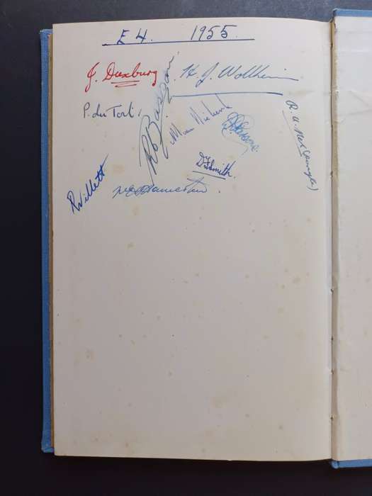 THE HISTORY OF THE RONDEBOSCH BOYS HIGH SCHOOL 1897-1947 /  D.E. CORNELL (Signed)