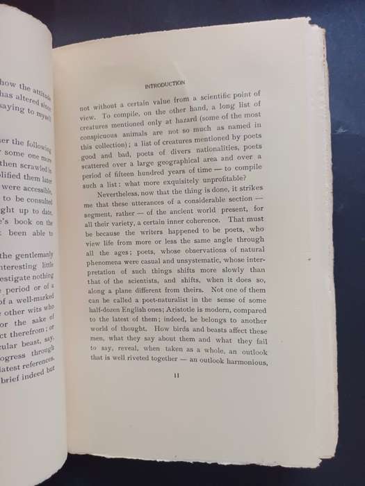 BIRDS AND BEASTS of the GREEK ANTHOLOGY / NORMAN DOUGLAS (Signed & Limited edition)