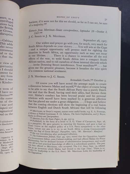 Selections from the Correspondence of J.X. Merriman 1905-1924 / Phyllis Lewsen (V.R.S. 50)