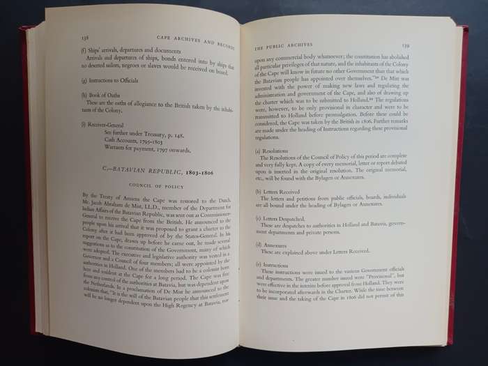 CAPE ARCHIVES AND RECORDS / C. Graham Botha ( Vol. III )