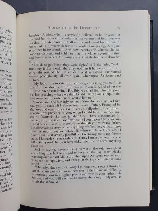 STORIES FROM THE DECAMERON / Giovanni Boccaccio (Limited Edition)