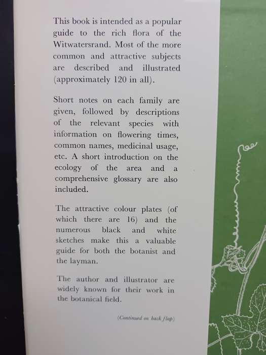 WILD FLOWERS OF THE WITWATERSRAND / ANNABELLE LUCAS AND BARBARA PIKE(Signed by Artist)