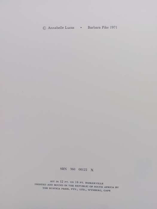 WILD FLOWERS OF THE WITWATERSRAND / ANNABELLE LUCAS AND BARBARA PIKE(Signed by Artist)
