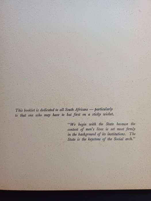 THE REPUBLIC - a reasoned view / G. A. Coetzee