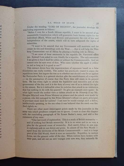 THE REPUBLIC - a reasoned view / G. A. Coetzee
