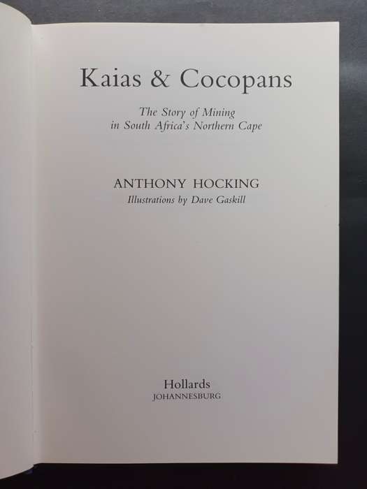 Kaias and Cocopans / Anthony Hocking (Mining in South Africa`s Northern Cape)