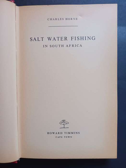 Salt Water Fishing In Southern Africa / Charles Horne