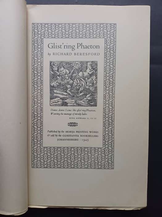Glist`ring Phaeton / Richard Beresford (Limted copies)
