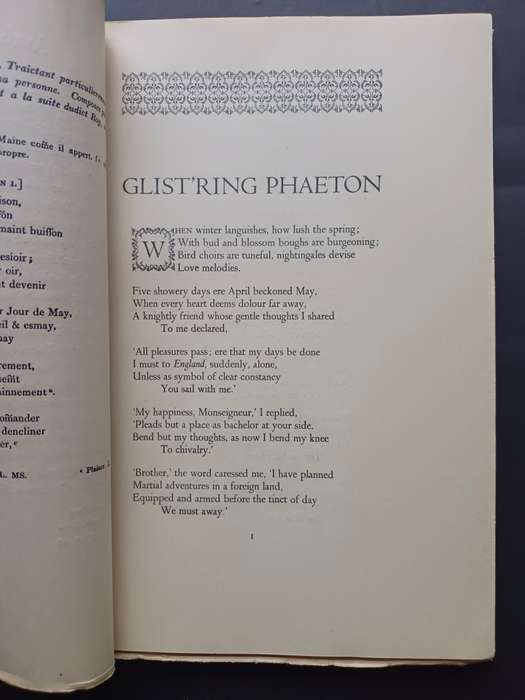 Glist`ring Phaeton / Richard Beresford (Limted copies)