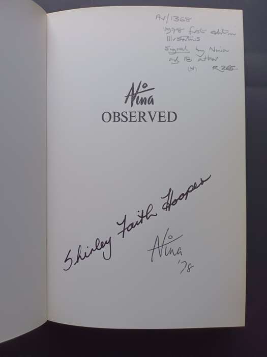 Nina Observed / Hooper, Shirley Faith :Published by Aspiral Press, 1978